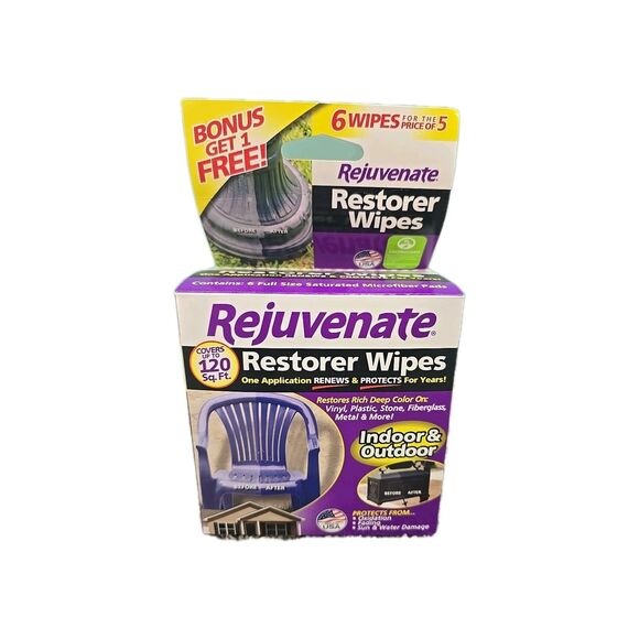 Rejuvenate Pre-Saturated Restorer Wipes Penetrating Formula Restores Shines - Picture 1 of 6